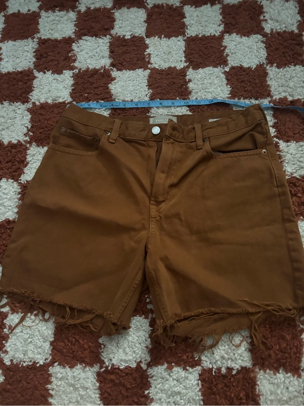 Everlane brown denim short